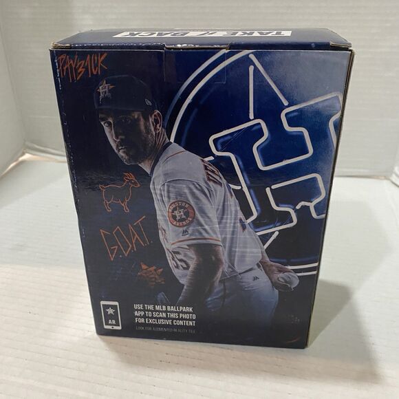 2019 Houston Astros JUSTIN VERLANDER Bobblehead Chevron BDA Take It Back. New - Picture 2 of 7